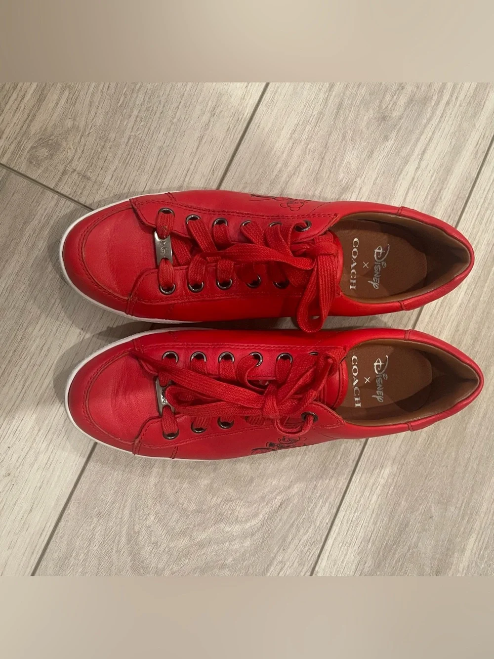 COACH X DISNEY Motorcycle Mickey Sneakers